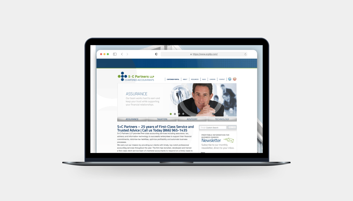 Old SC Partners website